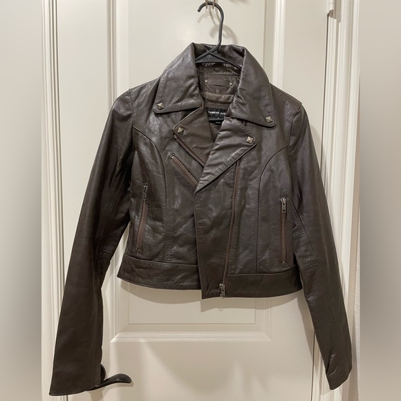 Tanners Avenue Brown Genuine Leather Jacket - Picture 1 of 6